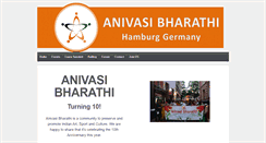 Desktop Screenshot of anivasi-bharathi.org